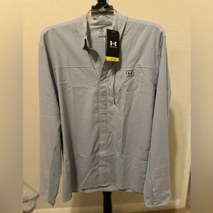Under armor Men's UA Fish Pro Hybrid long sleeves. Size Large. NWT